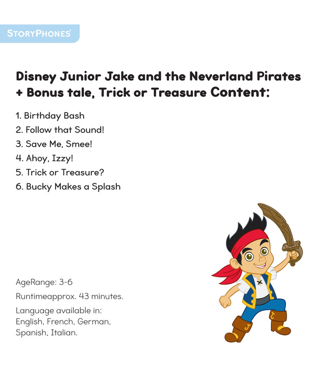 Disney Junior Jake and the Neverland Pirates StoryShield