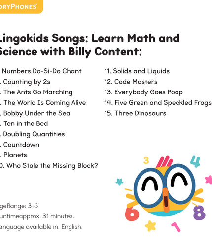 Lingokids Songs: Learn Math and Science with Billy StoryShield