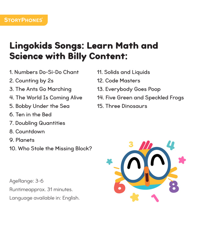 Lingokids Songs: Learn Math and Science with Billy StoryShield