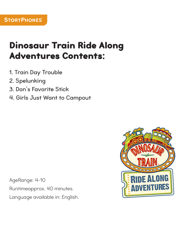 Dinosaur Train Ride Along Adventures StoryShield