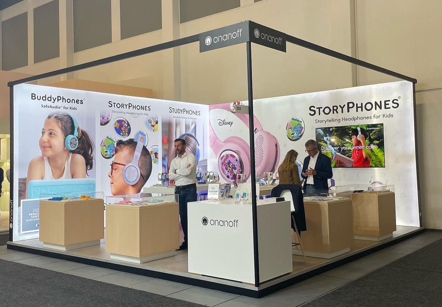 ONANOFF StoryPhones BuddyPhones StudyPhones IFA Booth