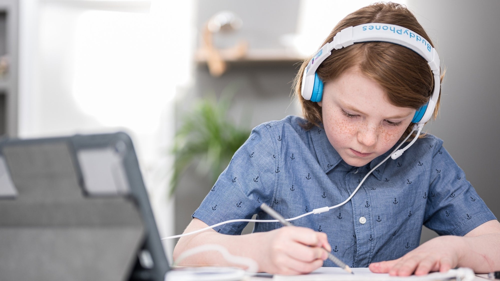 School+ BuddyPhones SafeAudio kids headphones  