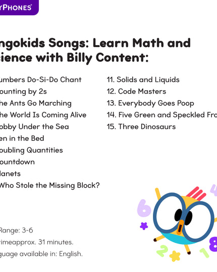 Lingokids Songs: Learn Math and Science with Billy StoryShield