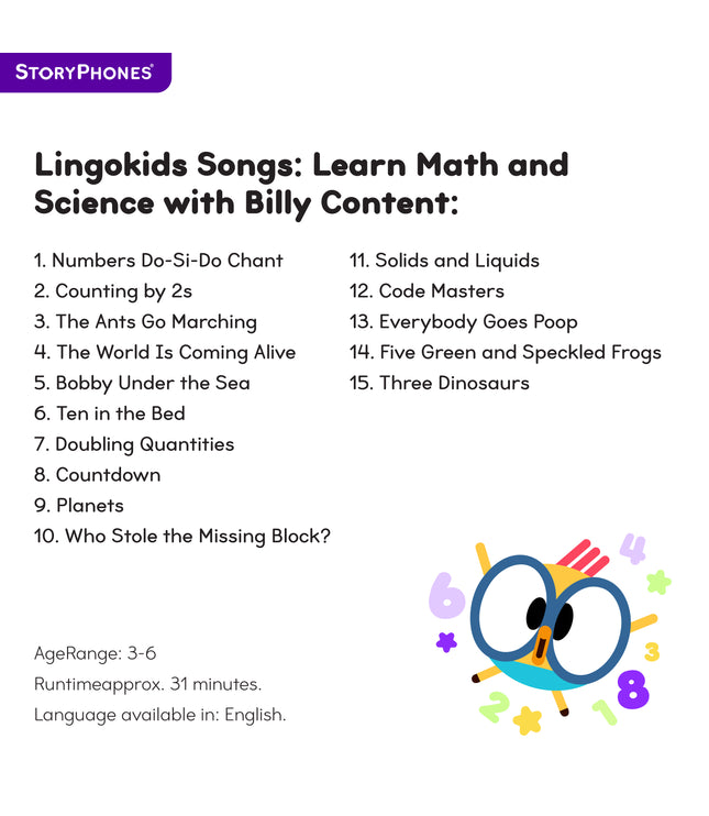 Lingokids Songs: Learn Math and Science with Billy StoryShield