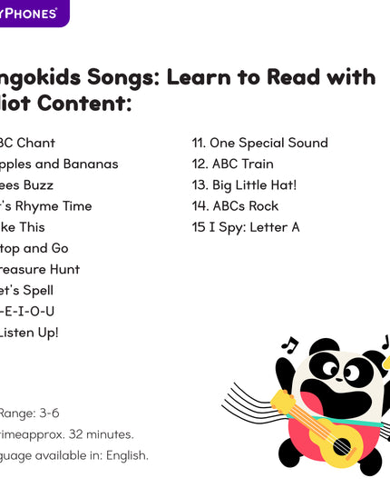 Lingokids Songs: Learn to Read with Elliot StoryShield