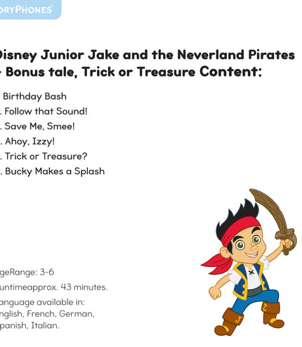 Disney Junior Jake and the Neverland Pirates StoryShield