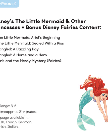 Disney's The Little Mermaid & Other Princesses StoryShield