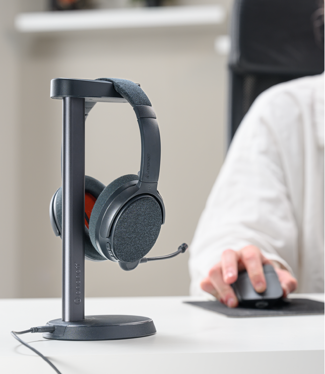 Fokus+ ANC Headphones with Wireless Charging Stand