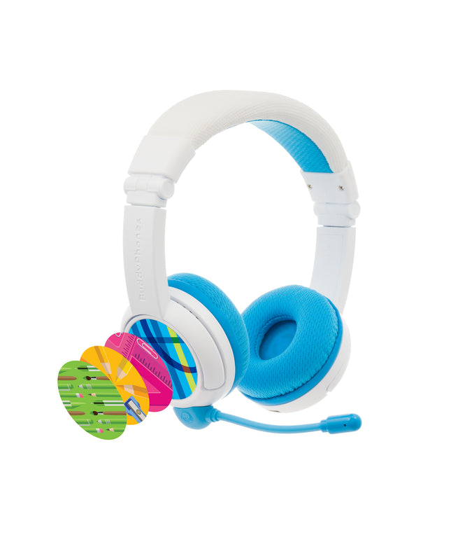 BuddyPhones School+ Wireless - School Blue