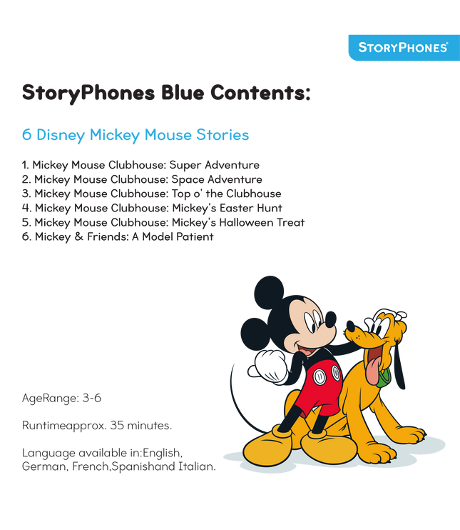 Disney StoryPhones with Mickey / Minnie