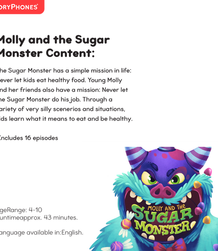 Molly and the Sugar Monster StoryShield