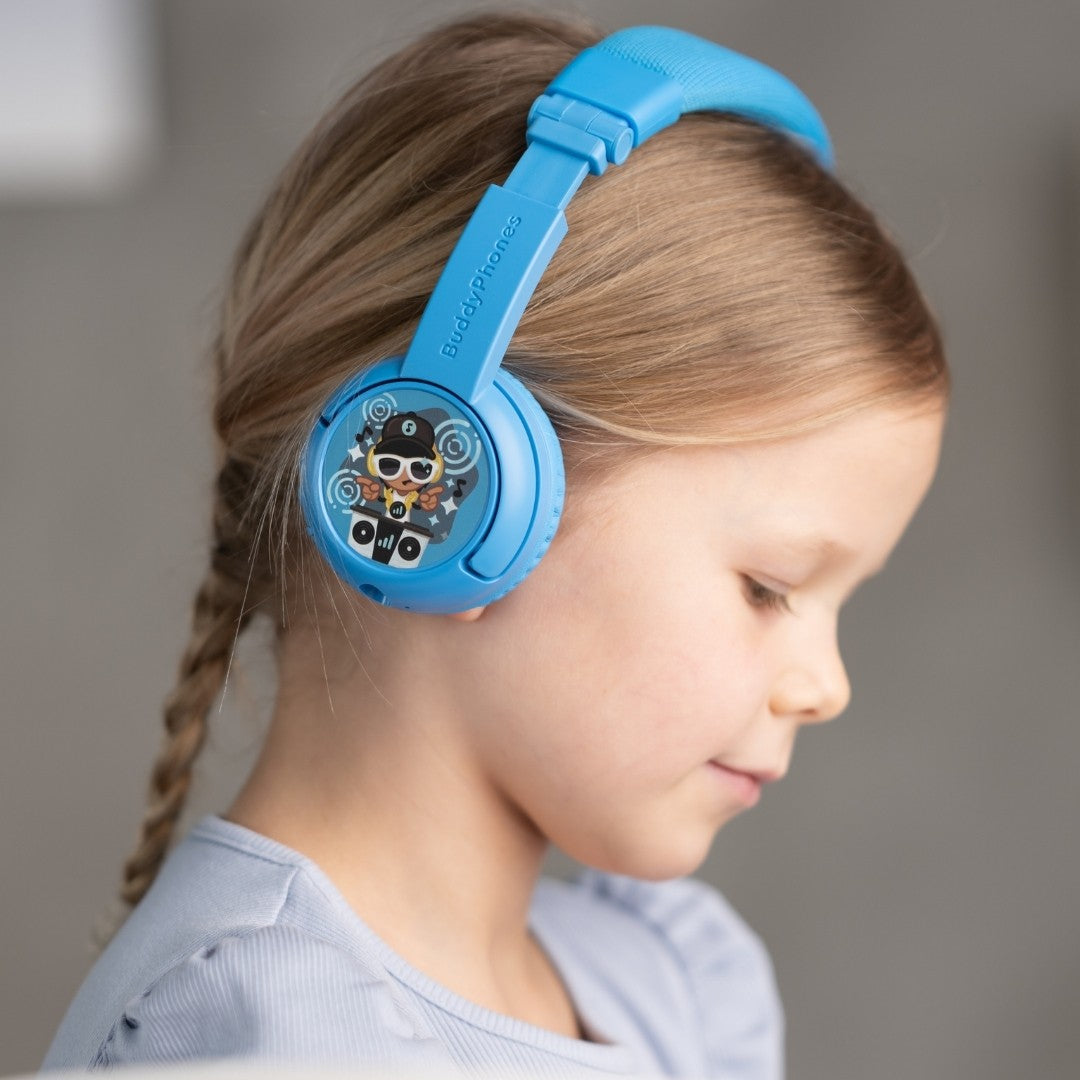 Wireless headphones for kids Buddyphones PlayPlus (Blue)